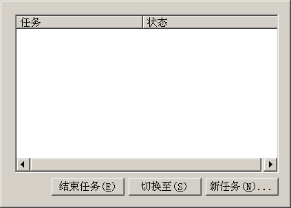 無(wú)菜單的任務(wù)管理器